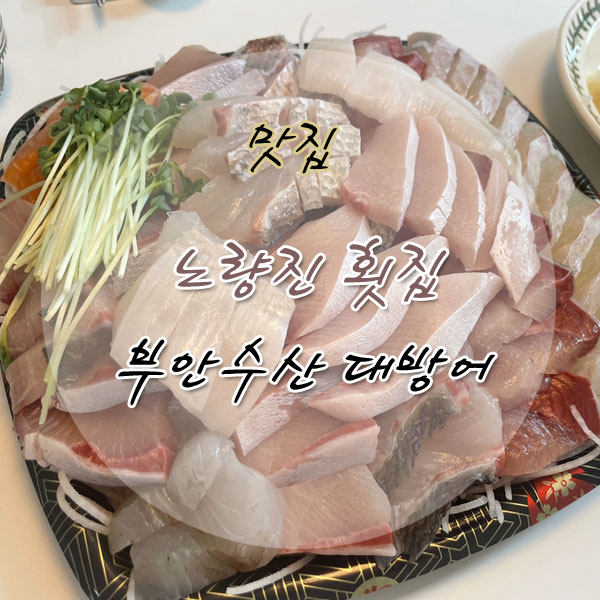 노량진 횟집 부안수산에서 대방어모둠회 포장 : 네이버 블로그