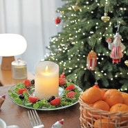 연말 홈파티 음식 메뉴, 크리스마스 리스 샐러드 만들기