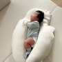 신생아등센서해결방법 해피테일즈 쿨리베어 신생아옆으로재우기베개