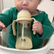 6개월차 아기 셀프수유 도전! :: 토비앤몰리 PPSU 빨대젖병