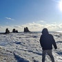 바닷물이 꽁꽁 얼었다! 혹한의 겨울 바다, 제부도 + 온천 여행