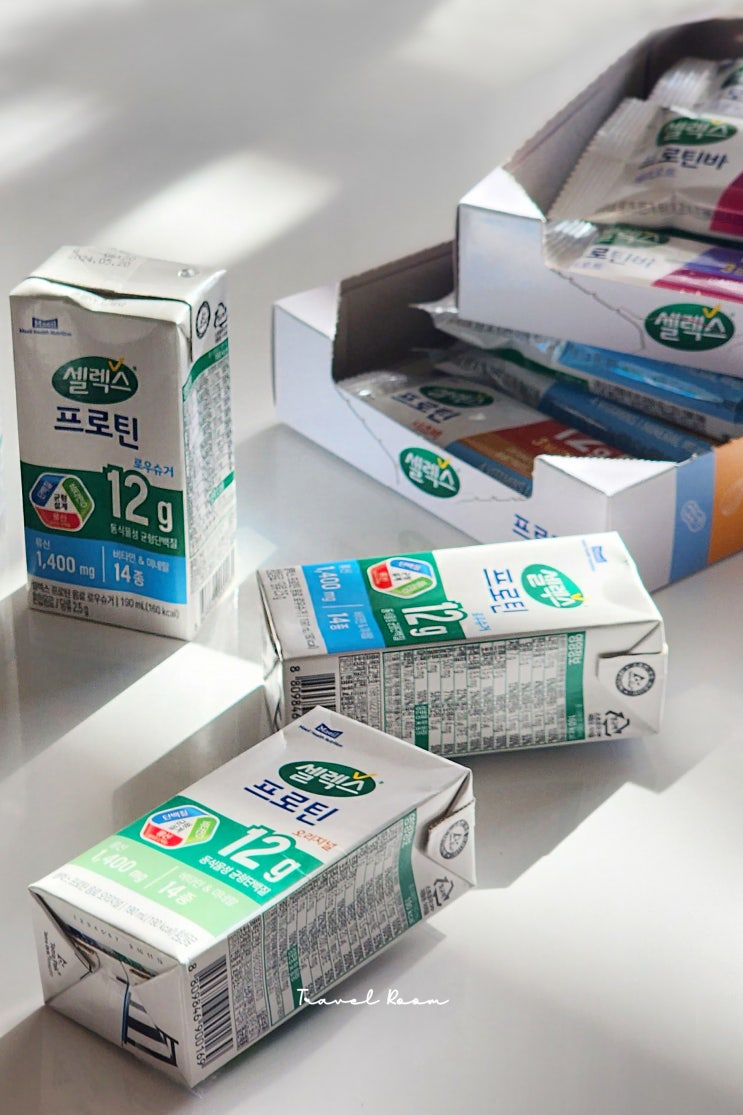 셀렉스 프로틴 단백질음료 아침식사대용 오리지널/로우슈거 비교 후기 : 네이버 블로그