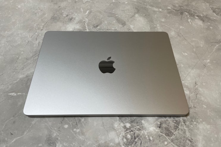 맥북 에어 13 (M2 칩) 실버 색상 언박싱 후기 :: MacBook Air 13 (M2), silver color : 네이버 블로그