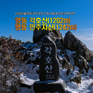 231223 영동 각호산-민주지산 상고대(눈꽃) 산행