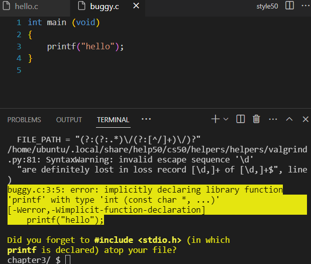 cs50 3-2 디버깅(help/debug 50 printf) , 코드디자인 (style check 50 ,고무오리) : 네이버 블로그