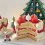 크림치즈프로스팅, 크리스마스 딸기 케이크 홈베이킹