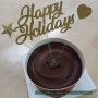 고디바 크리스마스 케이크, 솔티 카라멜 케이크 선물 받았어요!