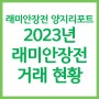 양지리포트 2023년 래미안장전 매매 거래 현황