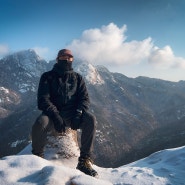 겨울 북한산 국립공원 의상능선, 작은 공룡능선 등산 기록