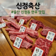 울산 신정동 맛집 신정축산 돼지갈비에 한우까지 먹고 온 후기