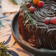크리스마스 파티 초콜렛 통나무 케이크 만들기 부쉬드노엘, 영화 마틸다