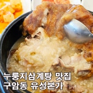 대전삼계탕 구암동맛집 유성본가 누룽지 삼계탕