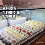진한 필링이 맛있는 무색소 마카롱 맛집 초량 참맛카롱