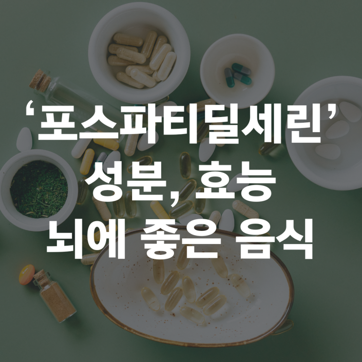 포스파티딜세린 성분, 효능과 뇌에 좋은 음식 : 네이버 블로그