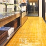[키엔호 타일] 유기농 베이커리 젤리지 바닥 타일 : 초승달지대 대구 베이커리