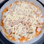 겨울방학 집콕놀이 홈쿡 아이와 에어프라이어 또띠아 피자 만들기