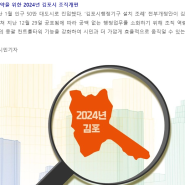 70만 도시 도약을 위한 2024년 김포시 조직개편