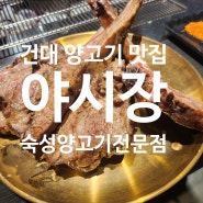 [내돈내산] 건대 콜키지프리 양고기 맛집 야시장 숙성양고기전문점