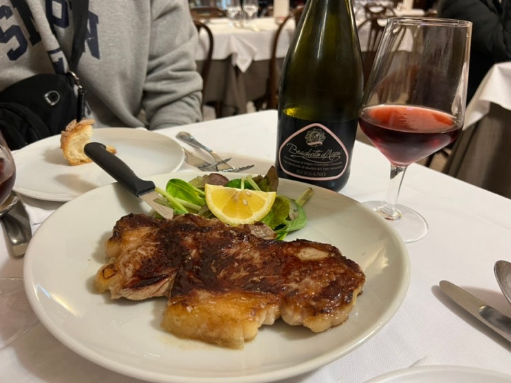 로마 스테이크 Antica Boheme 송아지 또 먹고 싶음! 버섯리조또까지 | 겨....