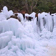 대전 겨울에 가볼만한곳, 빙벽 명소 상소동 산림욕장 얼음동산