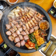 달서구 삼겹살 신월성 맛집 꽃돼지식당 육즙팡팡