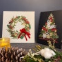압화클래스,크리스마스클래스,크리스마스압화카드,크리스마스압화액자,플로데루시,연희동꽃집