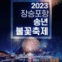 2023년 거제 장승포항 송년 불꽃축제 ft.나데이뭐해