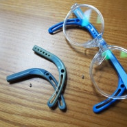 초등학생 첫 안경, 토마토안경 다리 교체 - 팁 교체하기