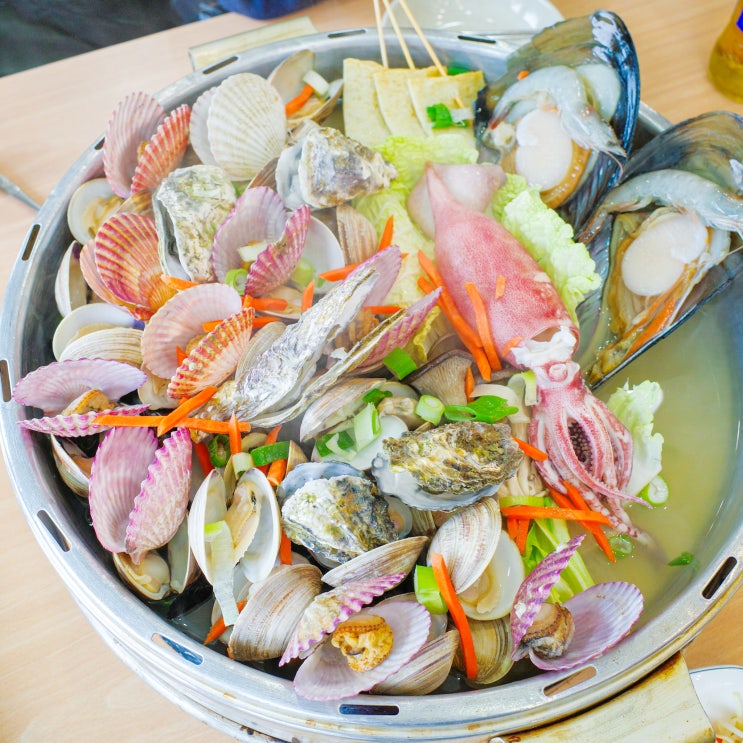 광명 하안동 조개찜 / 오서방네 조개찜, 신선한 모둠조개찜과 해물칼국수 광명 맛집 : 네이버 블로그