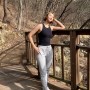봄여름 액티브 라이프 스타일 브랜드 뷰오리 여성 운동복! (후드티,브라캡 나시 조합)
