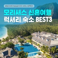 모리셔스 신혼여행 럭셔리 리조트 숙소 BEST3 + 팜투어 허니문특전