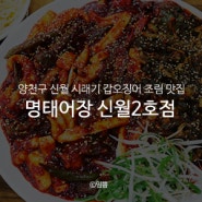 양천구 신월 시래기 갑오징어 조림 맛집 : 명태어장 신월2호점