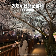 2024 진해군항제 벚꽃축제 개화상황 일정 셔틀버스 행사 주차