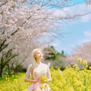 제주 스냅사진 제주도 벚꽃 스냅 촬영 모델님 비하인드 후기