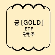 금 GOLD를 ETF로 쉽게 투자할 수 있다고?? 금 관련 ,금채굴관련 ETF 종류를 알아보자