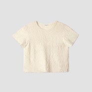 Lyric Popcorn Pleats T-shirts 리릭 팝콘 플리츠 티셔츠 여자 쇼핑몰 봄 신상 20%할인전 ~4/4