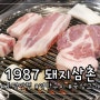 1987 돼지삼촌 호평동 고기집 연탄구이 숙성 돼지고기 맛집
