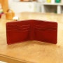 가죽공예 소품 제작 과정 / 돈을 부른다는 빨간색 반지갑 만들기