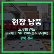 노루페인트 순수우레아 프로테크 NP-200 현장 납품