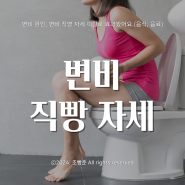 변비 원인, 변비 직빵 자세 이걸로 효과봤어요.(음식, 음료)