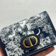 [Christian Dior] 크리스챤 디올 30 Montaigne Glycine 지갑 몽테뉴 글리신 여성, 남성 명품 지갑 추천