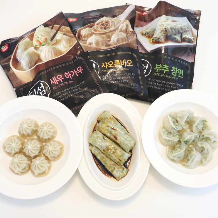 동원 딤섬 짱맛 새우하가우 부추창펀 홍콩 맛집을 집에서 먹자 : 네이버 블로그