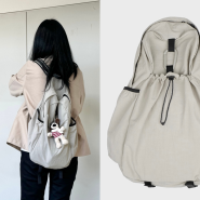 에메모가든 mmo backpack 95 - greige : 가벼운 백팩 추천