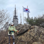 2024-03-30 식장산등산코스 세천유원지1주차장-깔딱고개-독수리봉-식장산정상석-식장산헬기장-식장루-원점회귀12km 4:07'