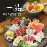 마곡초밥맛집 '일품' 일식 카이센동&사시미&오마카세