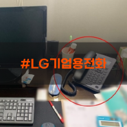 KT 회사키폰 사용하다가 LG로 변경한 사례