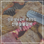 안성 양념갈비맛집 신부숯불갈비 / 안성아빠의 단골집 N번째 재방문, 가족외식하기 좋은 식당