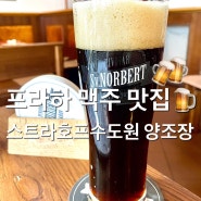 체코 프라하 인생맥주 맛집) 스트라호프수도원 양조장/ 지하철, 트램, 가는법, 위치, 예약, 가격