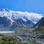 [뉴질랜드 자유여행] ⑤ 5일차 - 뉴질랜드 남섬의 최고 경관 '마운트쿡' 하이킹🏔🏃♀️, 그리고 푸카키 호수에서의 연어까지🍣 냠냠