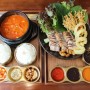 대구 지산동 맛집 집밥 밥을 공부하다 튀김 삼겹살 김치찌개 맛있는곳!